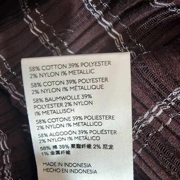 NWT Free People Snowbunny Off The Shoulder Semi Sheer Metallic Top Size Large - Picture 12 of 13